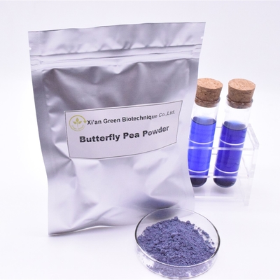 450 ตาข่ายสีผสมอาหารธรรมชาติ Anthocyanin Butterfly Pea Flower ผง