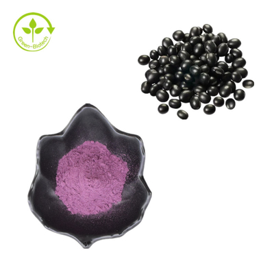 สารสกัดจากพืชธรรมชาติออร์แกนิก 25% Anthocyanins Powder Black Bean Extract