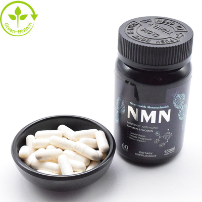 ขนส่งมวล สดใส 99% NMN นิโคตินามิด โมโนนิวเคลียติด NMN Powder Capsules Anti Aging