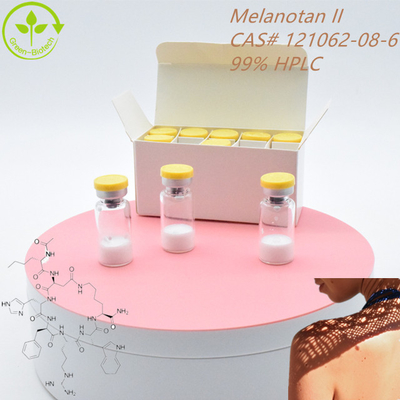 Organic Melanotan II สําหรับการทําแดง สเปรย์จมูก ทําแดงผิว 10mg