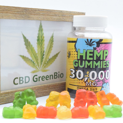 Broad Spectrum CBD Sleep Gummies 220g ต่อขวดช่วยเพิ่มพลังงาน