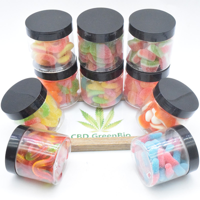 สารสกัดจากกัญชา CBD Sleep Gummy Pain Stress Release 220g ต่อขวด CBD Gummy Peach Rings