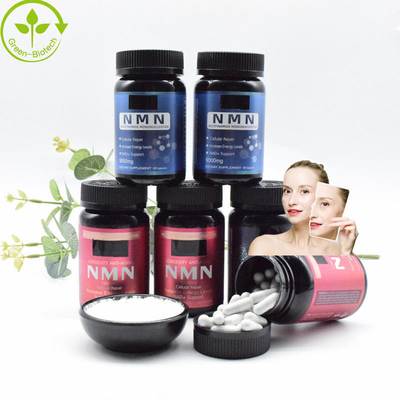 ผลิตภัณฑ์เสริมอาหารเพื่อสุขภาพ Nicotinamide Mononucleotide NMN Capsules Anti Aging Boost