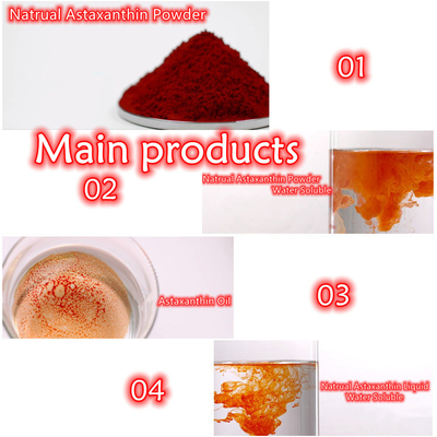 CAS 7542-45-2 1% - ผงแอสตาแซนธิน 10% สำหรับการดูแลสุขภาพ