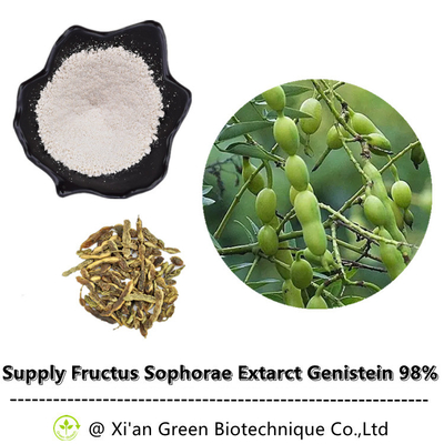 ผงสารสกัดจากพืช Genistein Fructus Sophorae 98% Nepeta Japonica Maxim