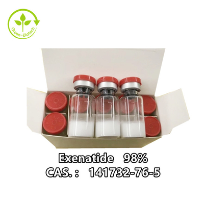 10มก./ขวด 1ก./ขวด 10 ขวด/กล่อง 98% Exenatide Powder Cas 141732-76-5