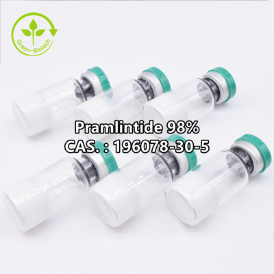 ขวดเพนิซิลลินบรรจุ 98% Pramlintide Acetate Cas 196078-30-5 10Mg / Bottle