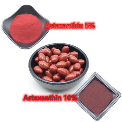 อาหารเกรดธรรมชาติ Haematococcus Pluvialis Extract Pure Astaxanthin Powder