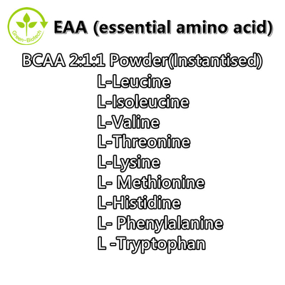 สารสกัดจากพืชธรรมชาติฟิตเนสอาหารเสริมผงกรดอะมิโนจำเป็น EAA
