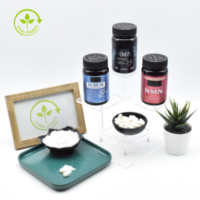 อาหารเสริมต่อต้านริ้วรอยวัตถุดิบ Pure NMN Nicotinamide Mononucleotide NMN Capsules