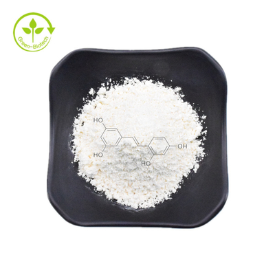 CAS 501-36-0 ผงเสริม Trans-Resveratrol อินทรีย์จำนวนมาก 98% Trans Resveratrol