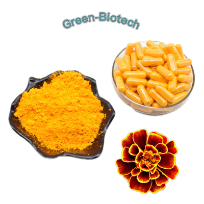 สารสกัดจากดอกดาวเรืองสีธรรมชาติ Xanthophyll Lutein Zeaxanthin Powder