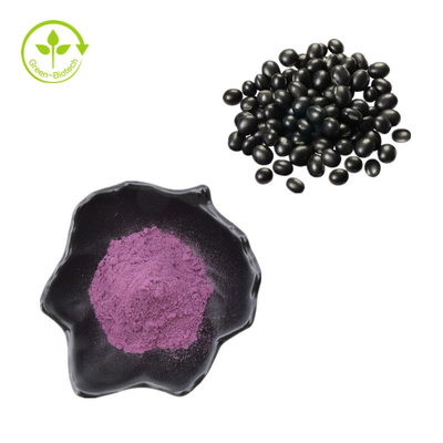 สารสกัดจากพืชธรรมชาติออร์แกนิก 25% Anthocyanins Powder Black Bean Extract