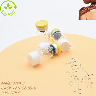 จําหน่ายจากโรงงาน สารอินทรีย์ CAS 121062-08-6 Melanotan II สําหรับการสร้างร่างกาย