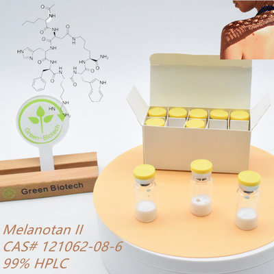 ขายปลีก Melanotan II อินทรีย์ 99.9% สะอาด สําหรับการทําแดงผิว 10mg