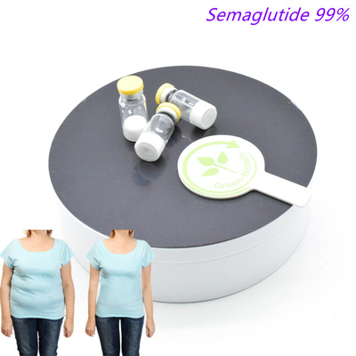2mg 5mg 10mg ความบริสุทธิ์สูง 98%  Semaglutide สําหรับการสร้างร่างกาย