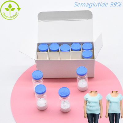 ความบริสุทธิ์สูง 98% เกรดการฉีด  Semaglutide สําหรับการสร้างร่างกาย