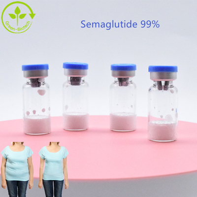 ความบริสุทธิ์ของฮอร์โมนการเติบโต 98%  Semaglutide 10mg/Vails ในคลัง