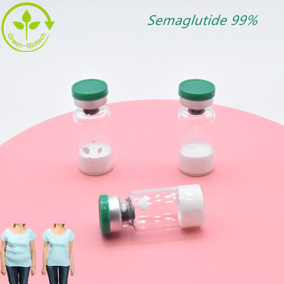 ขายร้อน ความบริสุทธิ์สูง 98% เปปติดลดน้ําหนัก ขาว  Semaglutide