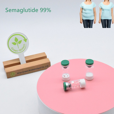 ราคาต่ําสุด ความบริสุทธิ์สูง 98% สีขาว  Semaglutide สําหรับลดน้ําหนัก