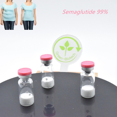98% ไทร์เซปาติดสีขาว เซมากลูไตด์เพพติด สร้างร่างกาย อะเซทาต เกลือปูน