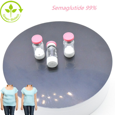 ส่งไว สีขาว  Semaglutide อะเซททาตเกลือฝุ่น 98%
