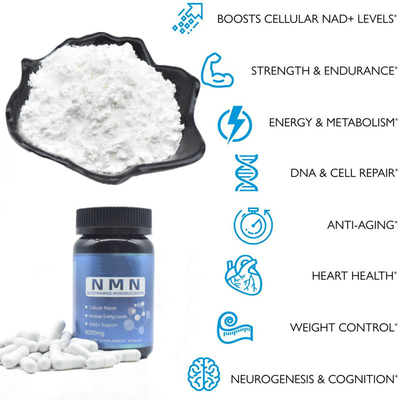 Cellular Repair White Fine Pure NMN ผง 25 กก. 99% Anti Aging