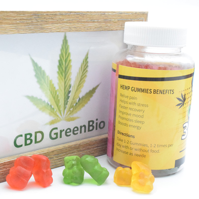 หนอน Gummy CBD เกรดพรีเมียมช่วยให้ฟื้นตัวเร็วขึ้น Omega 3 CBD Gummy Rings