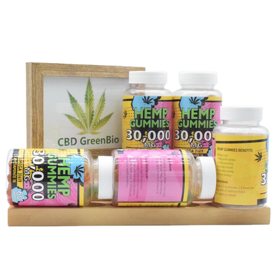 หนอน Gummy CBD เกรดพรีเมียมช่วยให้ฟื้นตัวเร็วขึ้น Omega 3 CBD Gummy Rings