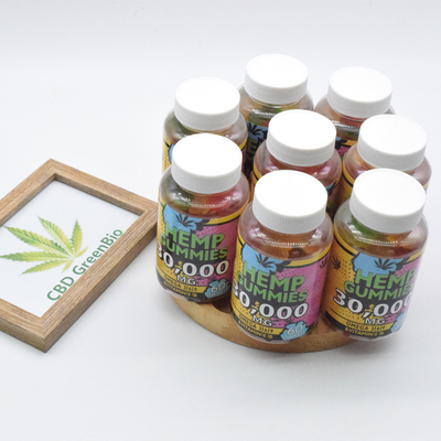220g Pure CBD Gummy สำหรับการนอนหลับ วิตามินอี วิตามินบี ช่วยเพิ่มพลังงานอารมณ์ Improving