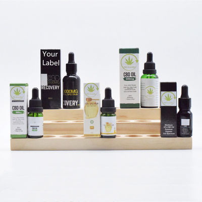 OEM ODM CBD น้ำมันทิงเจอร์ 500 มก. 1000 มก. 5% -30% ความเจ็บปวดปล่อย