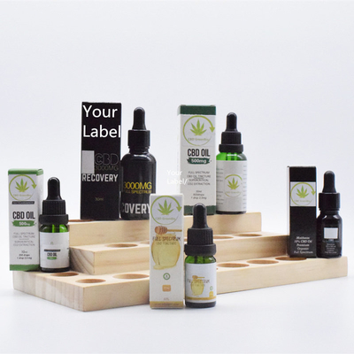 OEM ODM CBD น้ำมันทิงเจอร์ 500 มก. 1000 มก. 5% -30% ความเจ็บปวดปล่อย
