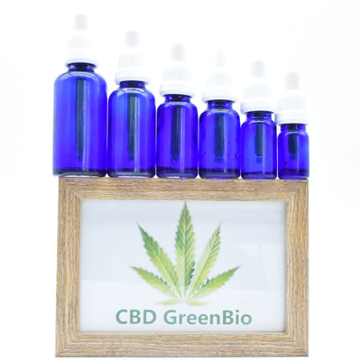 10ml 20ml Sativa CBD Oil วัตถุประสงค์ทางการแพทย์ฉลากส่วนตัวของเหลวสีเหลือง