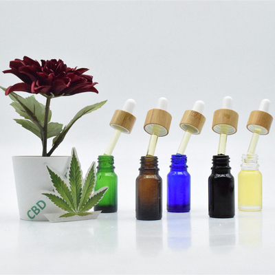 Sativa Leaf Flower CBD ทิงเจอร์น้ำมัน Pain Control 10ml 20ml Black Dropper Glass Bottle CBD Oil