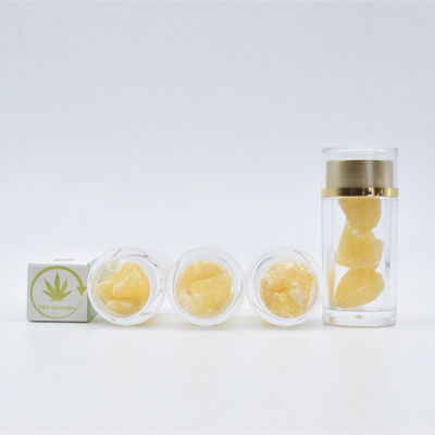 ขวดแก้ว CBD ขี้ผึ้งสลาย Dabbing Pure CBD สลาย อินทรีย์