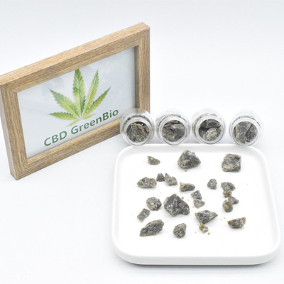 Smoke Dab CBD ขี้ผึ้งสลาย 10 กรัมต่อขวด THC ฟรี Bio สูงพร้อมใช้งาน