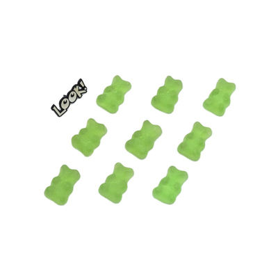 ฉลากส่วนตัวมังสวิรัติ Sea Moss Gummies 1000 มก. Bladderwrack Green Biotech