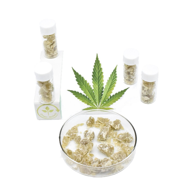 ขวดแก้ว Pure Cbd สลายความเครียดขี้ผึ้งกัญชาอินทรีย์