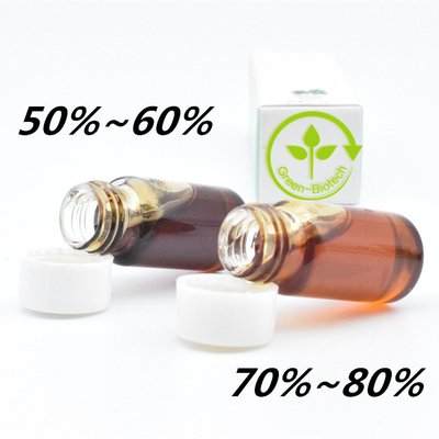 80% กลั่นความวิตกกังวลน้ำมัน CBD 10g 50g HPLC ทดสอบ THC ต่ำสำหรับ Nutraceuticals