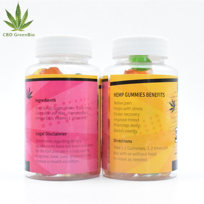 การดูแลสุขภาพ Full Spectrum CBD Gummy Chewy Improving Mood