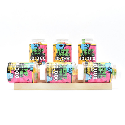 GMP  CBD Gummy 25 มก. ปล่อยความเจ็บปวดอาหารเกรด 60 Gummies ต่อขวด