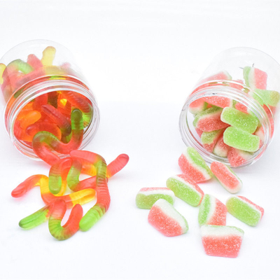 น้ำมันกัญชาอร่อยกินได้ CBD Gummy Bears ความวิตกกังวลที่อ่อนนุ่มผ่อนคลาย